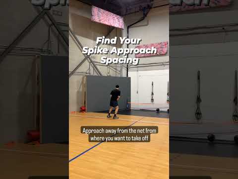Trouble Finding Your Spike Approach Spacing? Try This #volleyball