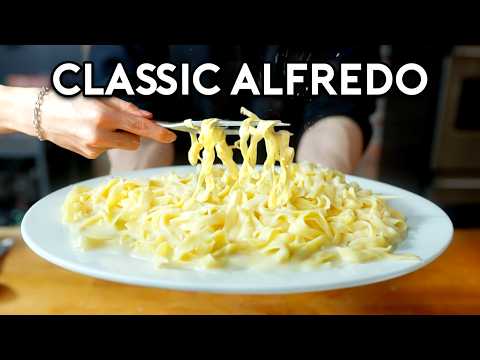 Classic Fettuccine Alfredo | Anything With Alvin