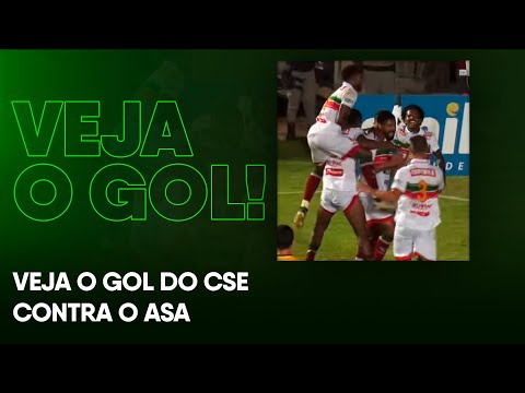 Veja aqui o gol de empate do CSE contra o ASA pelo campeonato Alagoano