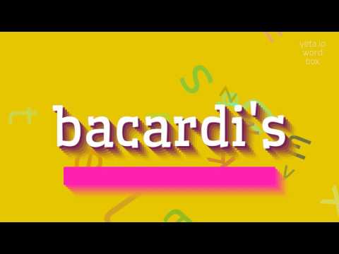 How to say "bacardi's"! (High Quality Voices)
