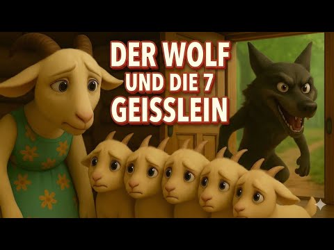 Der Wolf und die 7 Geißlein 🐺🐐 | Märchen für Kinder auf Deutsch | Animierte Geschichte
