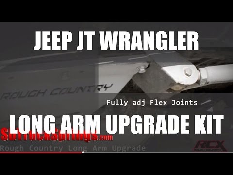Jeep TJ Wrangler Rough Country Long Arm Upgrade Kit - 1997-2006 - Tutorial and Reviews
