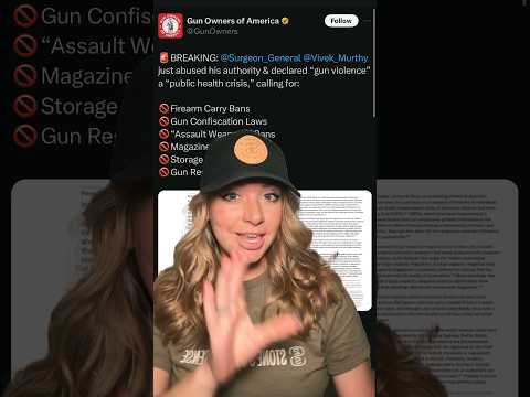 U.S. Surgeon General Declares THIS a New Public Health Crisis... #shortsvideo #2ndamendment #shorts Thumbnail