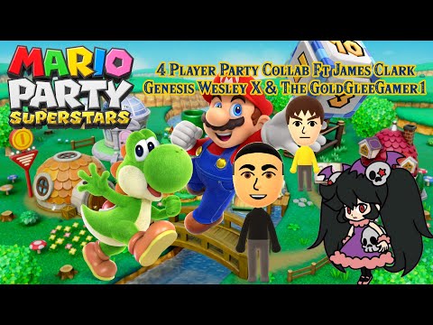 Mario Party Superstars Live Stream Online Matches Part 9 More Collabs Ft James Wesley & GoldGlee