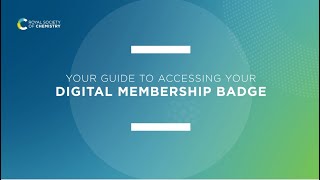 1  Your guide to access to your digital badge
