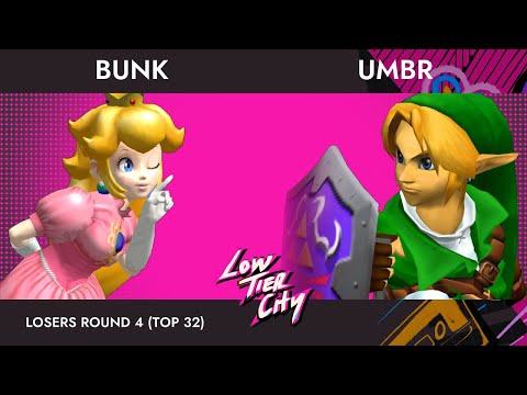 Low Tier City 2023 - Top 32 Losers - Bunk (Peach) VS SEB | Umbr (Link) - SSBM