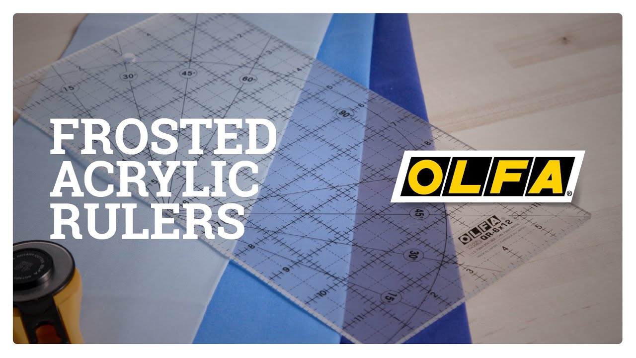 OLFA Frosted Advantage™ Acrylic Rulers