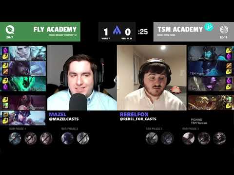 TSM vs FLY Game 2 Highlights LCS Academy Summer