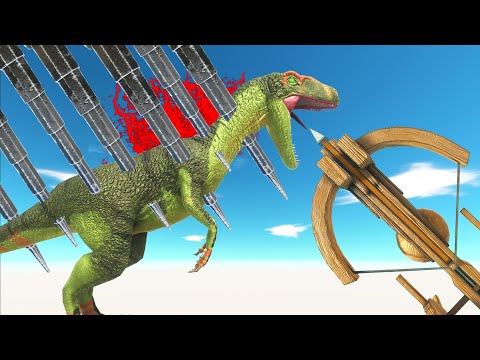 Inclined Spike Wall Combo - Animal Revolt Battle Simulator