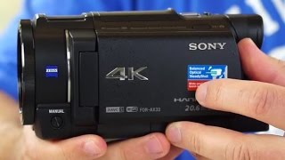 Sony FDR-AX33 - відео 5
