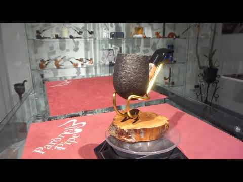 Pipa in radica bent fatta a mano - www.paronellipipe.it