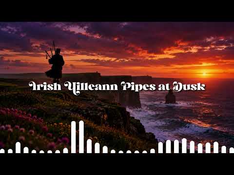 Irish Uilleann Pipes at Dusk