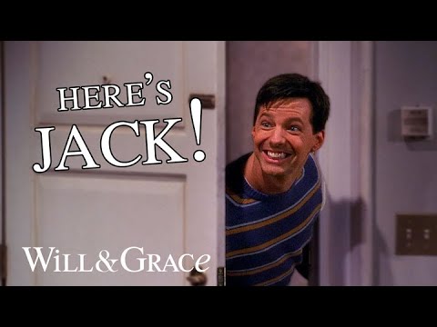 Every Time Jack Made An Iconic Apartment Entrance | Will & Grace