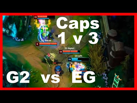 Caps is Absurd in The 1v3 - G2 vs EG