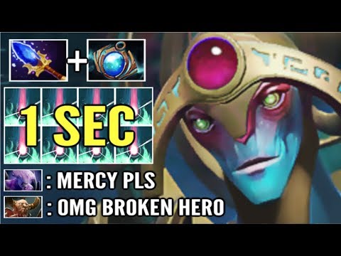WTF 1 Sec Purifying Flames Scepter Oracle New Broken Hero vs Void Cancer Gameplay Dota 2