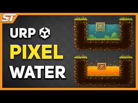 FREE 2D Interactive Pixel Water (Unity URP 2026)