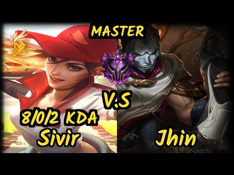 Shynon (SIVIR) vs JHIN - 8/0/2 KDA BOTTOM ADC GAMEPLAY - NA Ranked MASTER