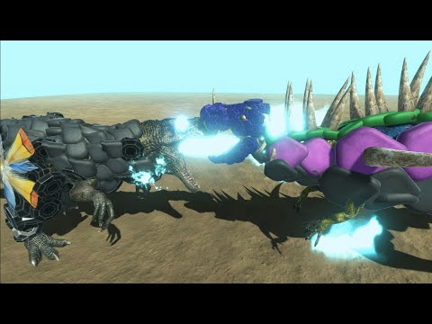 DRAGONASAURUS VS ALL UNITS EPIC BATTLES - ANIMAL REVOLT BATTLE SIMULATORS