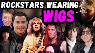 Musicians Who Wear Wigs | Shocking Truth #rockstars #celebrities #hairmetal #wigs