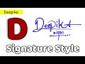 ✅ Deepika Name Signature Request done