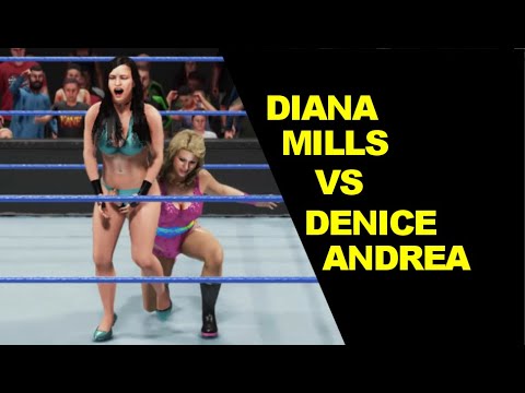 WWE 2K19 Diana Mills vs Denice Andrea - Knockout Match