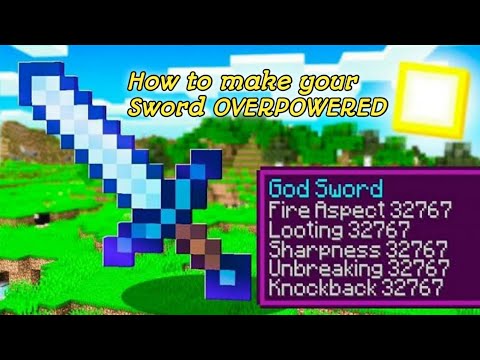 How to Make your Minecraft SWORD OverPowered (Enchantments) | #shorts #viralshorts