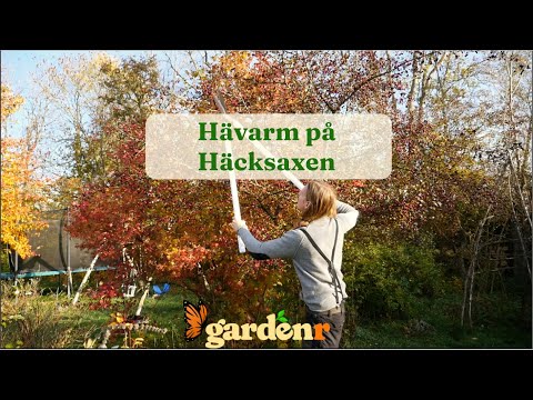 Lever on the hedge trimmer - Gardenhacks by GardenR