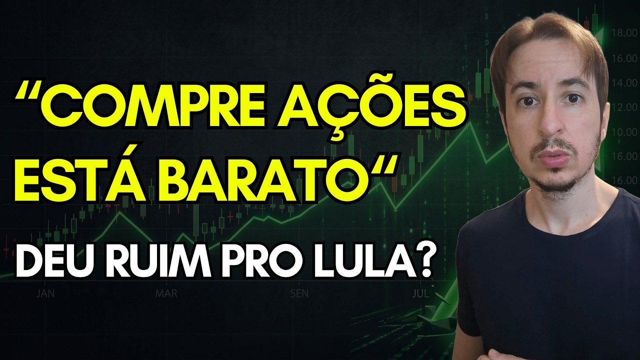 "Compre, Bolsa Está Barata", Lula perdendo pra Flavio Bolsonaro e Estrangeiros compram Bolsa