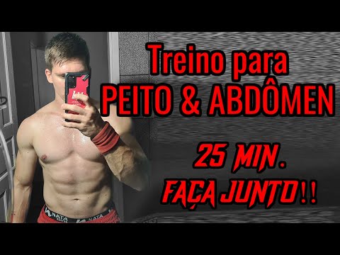 TREINO PARA PEITO & ABDÔMEN | 25 min. | FAÇA JUNTO