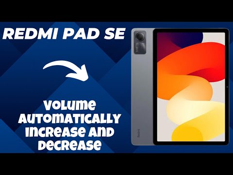 Redmi Pad Se Volume automatically increase and decrease || How to set volume settings