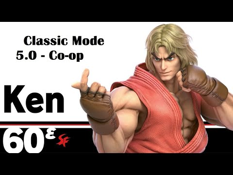 SSBU Classic Mode 5.0 Speedrun | Ken co-op in 4:53 [WR]