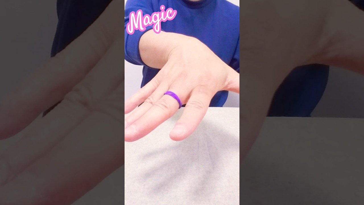 パッと移動 #輪ゴム #技 #viral #shorts