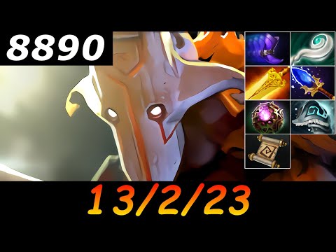 Dota 2 Juggernaut 8890 MMR 13/2/23 (Kills/Deaths/Assists) Ranked Full Gameplay