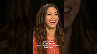 Moon Zappa on the most shocking thing she heard from her father #FrankZappa #shorts