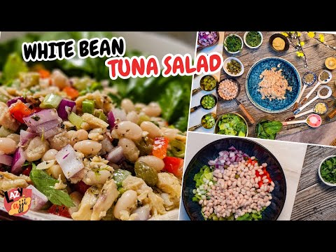 Tuna Salad with White Beans Recipe | Healthy High-Protein Meal | Canned Tuna Recipe