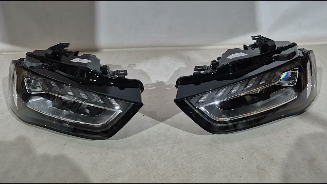 Audi A4 B8 2007–2015 Forlygter Full LED (2012-2015, Xenon -> LED, 2 stk) Video 1