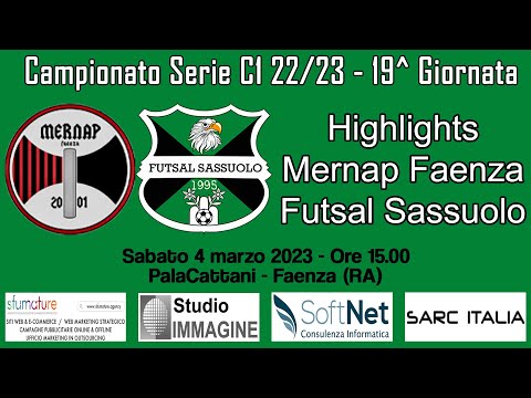 Highlights Mernap Faenza - Futsal Sassuolo [G19 Serie C1 22/23]