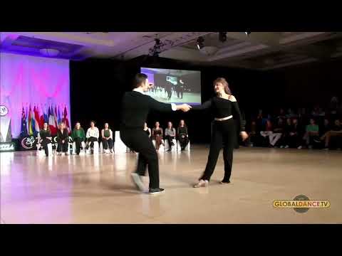 Jordan Frisbee and Skylar Pritchard - 4th Place Jack & Jill Swing - Champions - The Open 2024