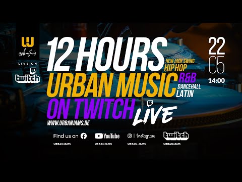 LIL MA X DJ SIM X DJ OKI presents 12 HOURS URBAN MUSIC STREAM ON TWITCH!