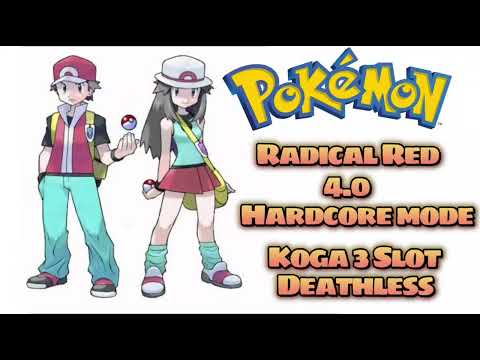Pokemon Radical Red 4.0 Hardcore Mode Koga 3 Slot Deathless.