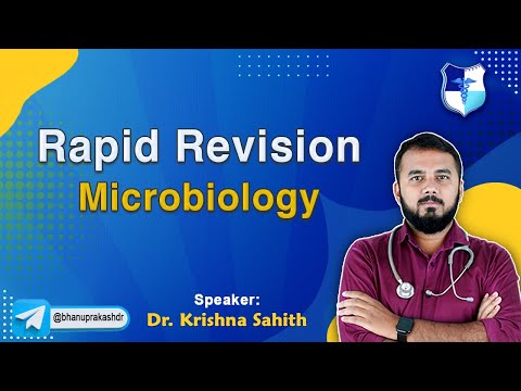 Rapid Revision Microbiology FMGE and Neet Pg :  Dr Krishna Sahith #neetpg2024 #fmge2024
