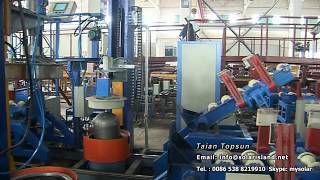 Automated External type CNG cylinder hydrostatic test machine--CNG cylinder hydro testing.