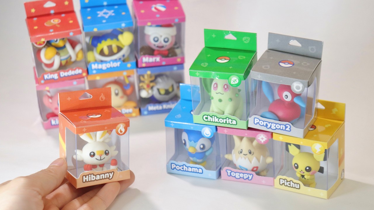 【ショート動画まとめPart1】粘土でカービィとポケモンのミニフィギュア作ってみた！