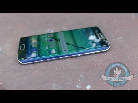 Samsung Galaxy S6 Edge Gold 64GB Unboxing and Hands On Review - iGyaan
