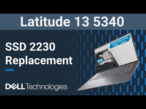 Latitude 13 5340 | How to replace the solid state drive ( SSD ) 2230