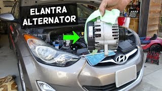 HOW TO REPLACE ALTERNATOR ON HYUNDAI ELANTRA