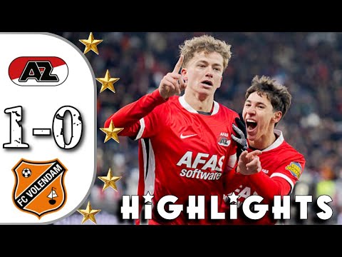 AZ Alkmaar vs volendam Samenvatting |  Eredivisie  2026