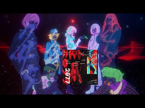 Akudama Drive OP 1 but  its 2077 by do not resurrect