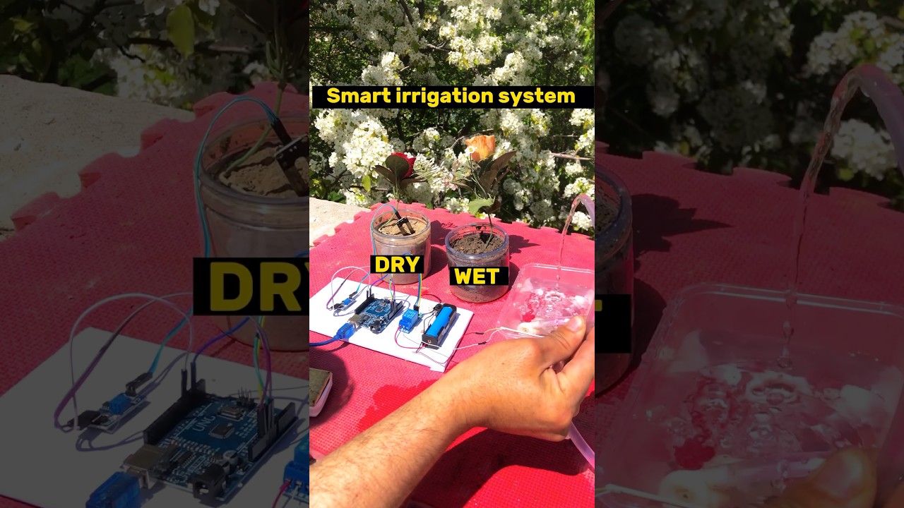 Arduino Smart Irrigation System || DIY Arduino plant watering system #arduino #arduinoproject