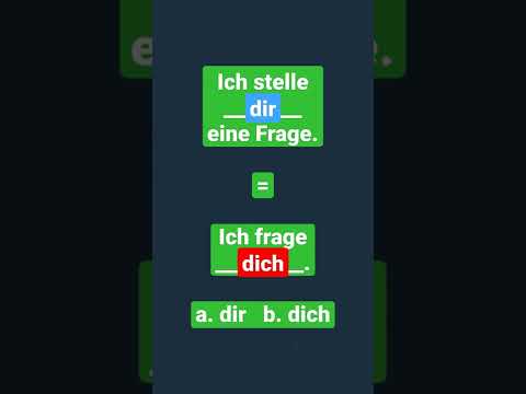 I ask you a question, I ask you, #deutsch #almanca #german #dative #accusative #learndeutsch